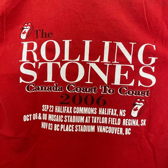 2006 ROLLING STONE CANADA COAST TO COAST TOUR TSHIRT SIZE SMALL - Picture 6 of 6